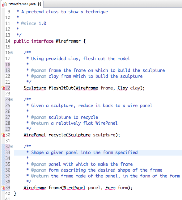 non-compiling interface